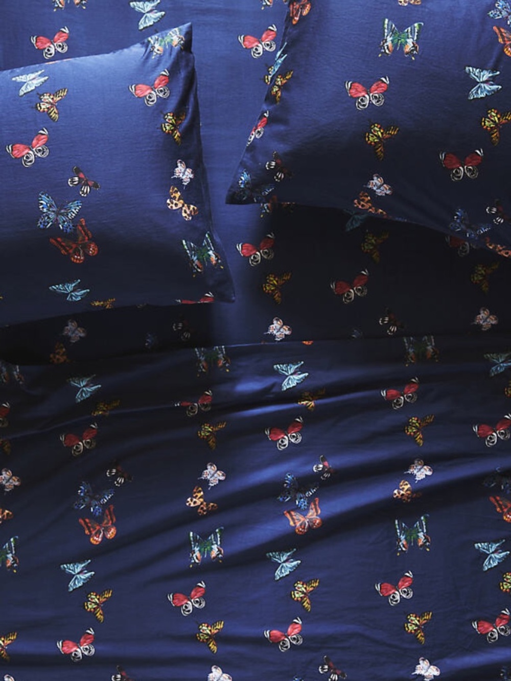 Anthropologie Natalie Lete Garden Party Organic Sateen King Sheet Set